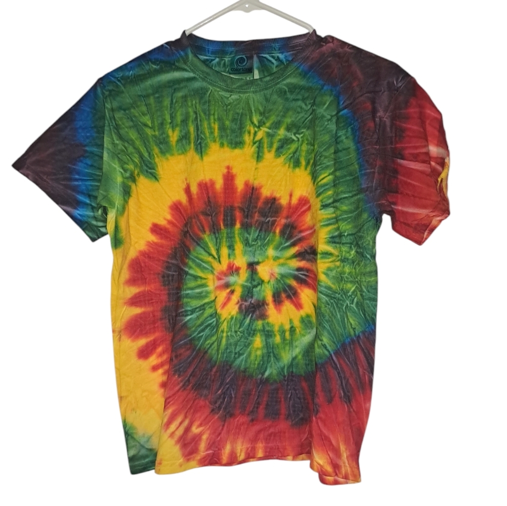 Kids Unisex Colorful Tie-Dye T-Shirt